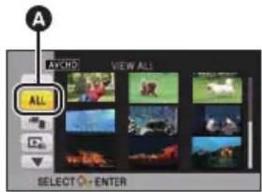 PANASONIC HC-V210M - Select the date select icon using the cursor button, then press the ENTER button. - 3