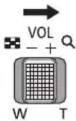 PANASONIC HC-V210M - Move the zoom lever to side. - 1