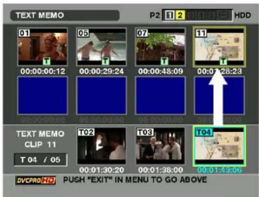 PANASONIC AJ-HPX2000P - Changing thumbnails - 2