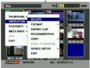 PANASONIC AJ-HPX2000P - Thumbnail Manipulations Overview - 3
