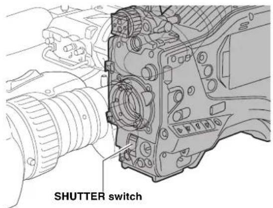PANASONIC AJ-HPX2000P - Setting the Shutter Mode and Speed - 2