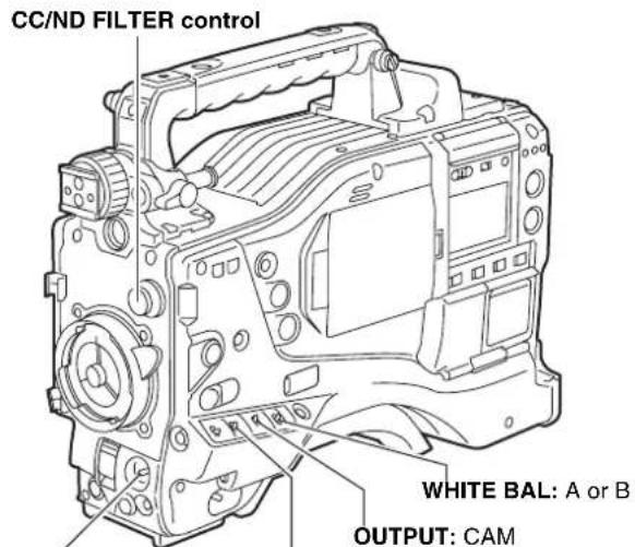 PANASONIC AJ-HPX2000P - Adjusting the White Balance - 1