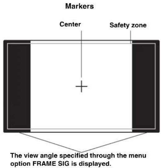 PANASONIC AJ-HPX2000P - Marker Check Screen Displays (MARKER SELECT button function) - 2