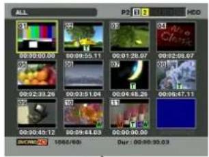 PANASONIC AJ-HPX2000P - Thumbnail Manipulations Overview - 1
