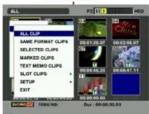 PANASONIC AJ-HPX2000P - Thumbnail Manipulations Overview - 2