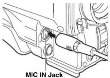 PANASONIC AJ-HPX2000P - When Using the Front Microphone - 3