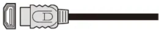 TOSHIBA 32L4300U - HDMI™ cable (with HDMI Logo) - 1