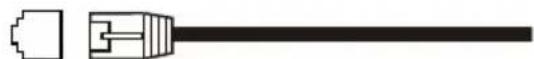TOSHIBA 32L4300U - LAN cable - 1