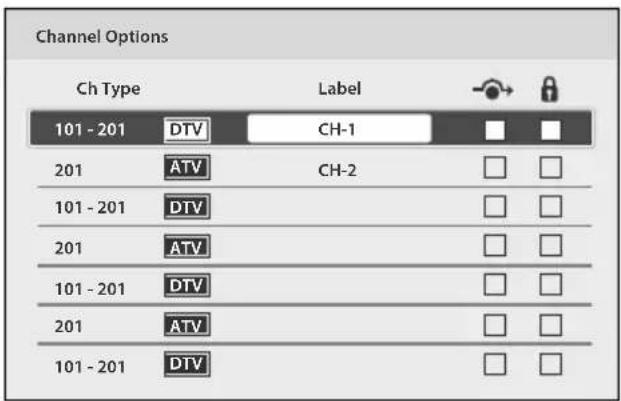 TOSHIBA 32L4300U - Locking specific channels - 1