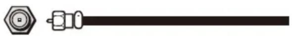 TOSHIBA 32L4300U - Coaxial cable (F-type) - 1