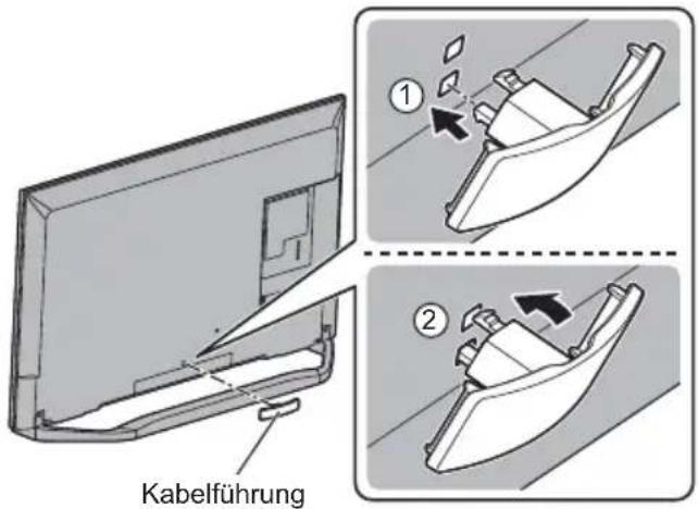 PANASONIC Viera TX-58DXW904 - Kabelanordnung - 1