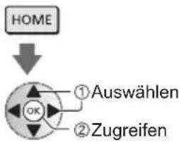 PANASONIC Viera TX-58DXW904 - Rufen Sie [Startbildschirm] auf, und wählen Sie [Geräte] - 1
