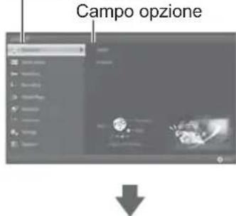 PANASONIC Viera TX-58DXW904 - Selezionare la categoria e l'opzione - 1