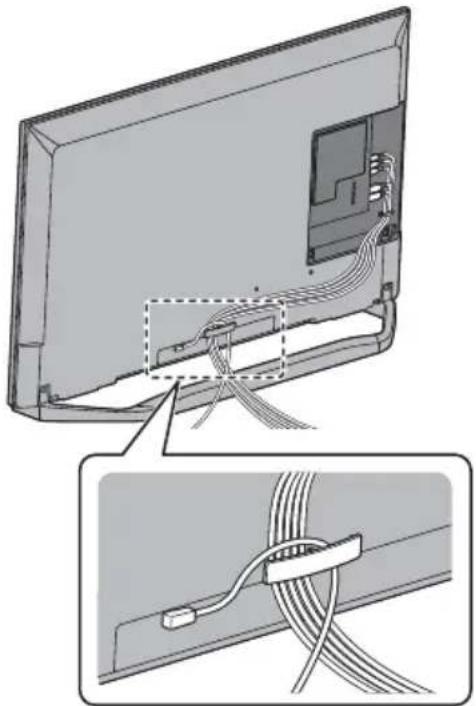 PANASONIC Viera TX-58DXC904 - ■ Kabelführung abnehmen - 2