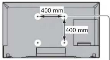 PANASONIC Viera TX-58DXC904 - ■ Bei Verwendung der Wandhalterung - 1