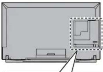 PANASONIC Viera TX-58DXC904 - ■ Rimozione del passacavo - 1