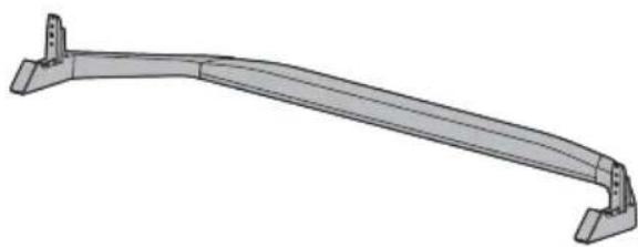 PANASONIC Viera TX-58DXC904 - Zusammenbau / Abnahme des Standfußes - 4