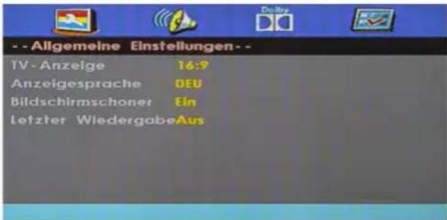 MEGASAT Royal Line 19 Deluxe - Display language - 1