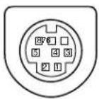SANYO PLC-XE30 - SERVICE PORT CONNECTOR - 1