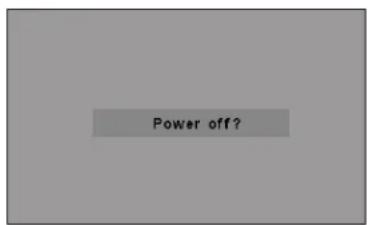 SANYO PLC-XE30 - Turning Off the Projector - 2