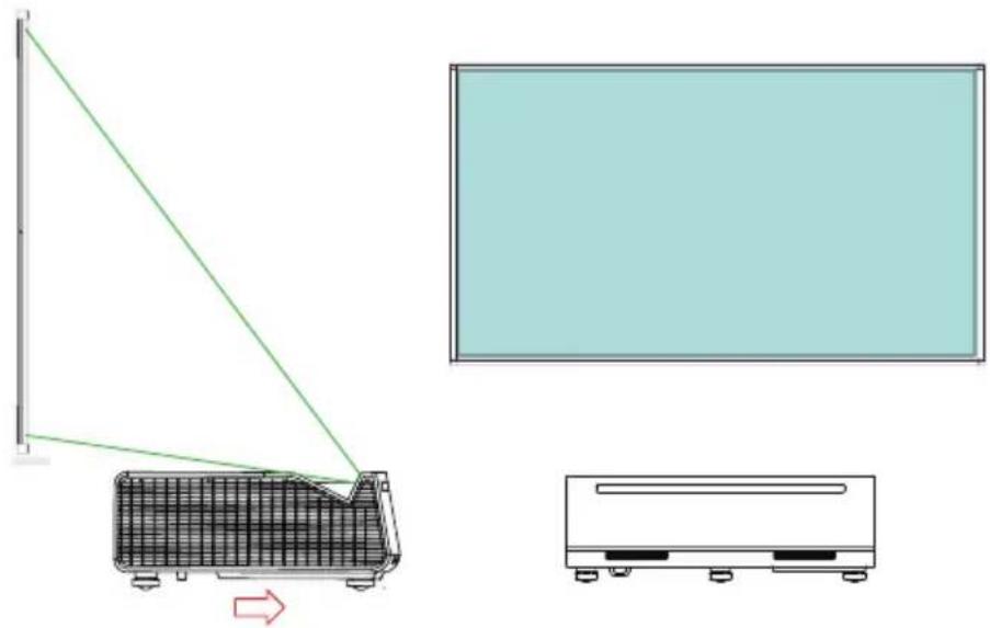 DELL S718QL Advanced - Aligning Projected Image To A Projection Screen - 9