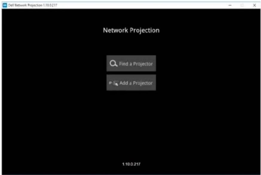 DELL S718QL Advanced - Using the Dell Network Projection App (Windows) - 1