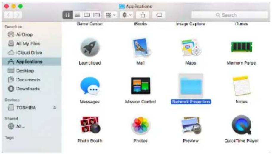 DELL S718QL Advanced - Using the Dell Network Projection App (Mac) - 1