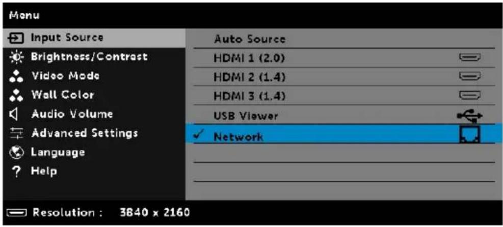 DELL S718QL Advanced - Connect Projector to the Network - 7
