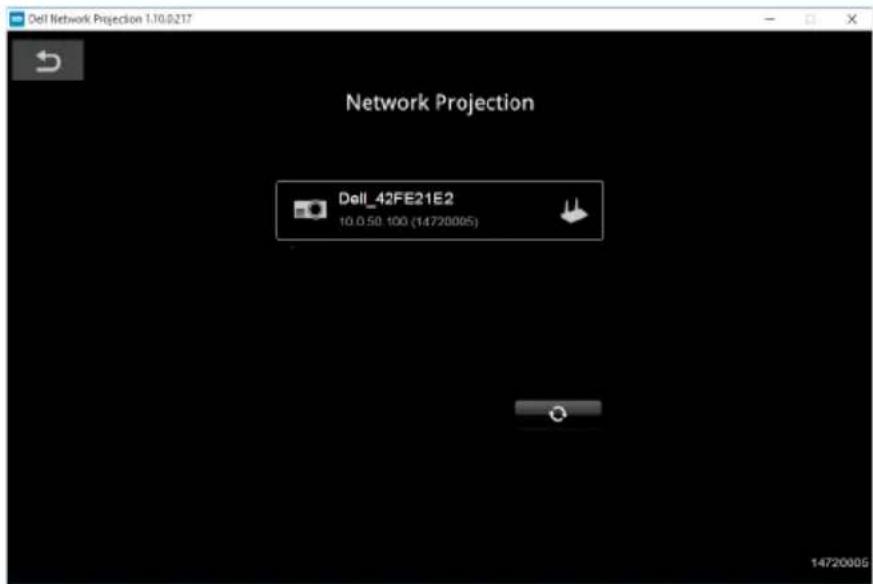 DELL S718QL Advanced - Using the Dell Network Projection App (Windows) - 2