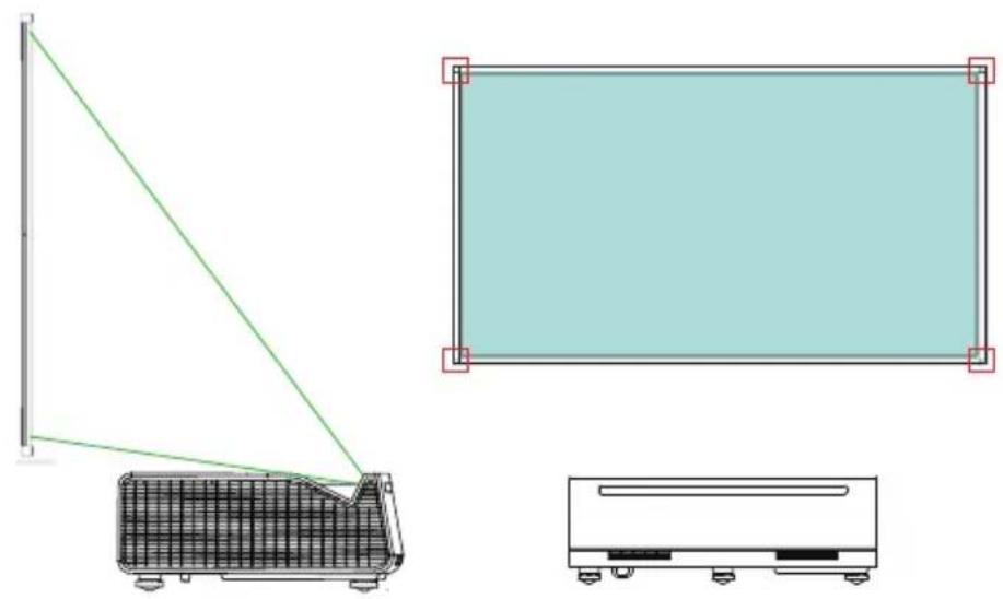 DELL S718QL Advanced - Aligning Projected Image To A Projection Screen - 10