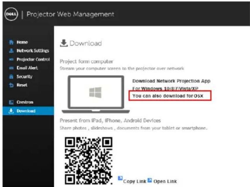 DELL S718QL Advanced - Install Dell Network Projection Software on the Mac - 5