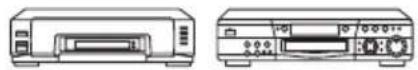 3M X80 - Examples of connection with a VCR/DVD Player - 1