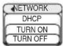 3M X70 - NETWORK Menu - 5