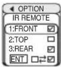 3M X70 - OPTION Menu - 1