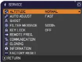 3M X46i - OPTION menu - 1