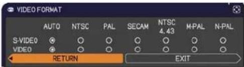 3M X46i - INPUT menu - 2