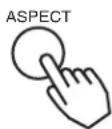 3M MP7650 - Press the ASPECT button - 1