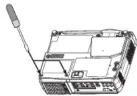 3M MP7650 - Replacing the lamp - 1