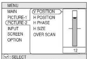 3M MP7650 - PICTURE 2 Menu - 1