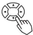 3M MP7650 - Use the ◀, ▶, ▲, ▼ buttons to adjust the position - 1
