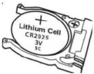 Lithium Cell CR2025 3V sc