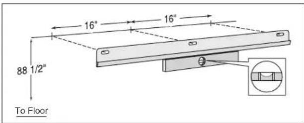 3M 9000PD - Installation for a Hollow Wall-Drywall - 1