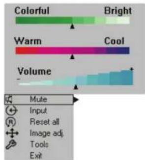 3M 9000PD - Mute Menu Function - 1
