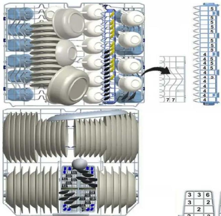 Technical diagram illustrating a mechanical assembly with numbered components and a highlighted section showing internal structure.
