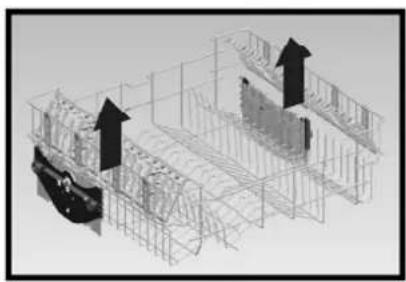 VESTEL ABX-402 E - Top basket height adjustment while it is full - 1