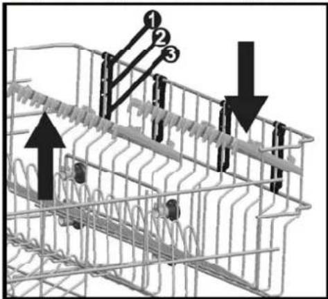 Technical diagram showing a wire mesh structure with numbered components and directional arrows indicating flow or movement.