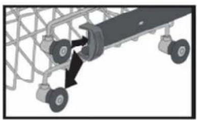 VESTEL ABW-301 E - Top basket height adjustment - 2