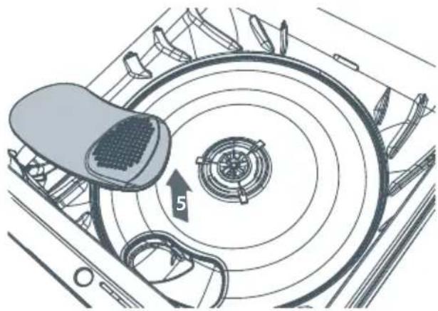 Fisher & Paykel DD90STI2 - To remove and clean the spray arm and filter plate - 3