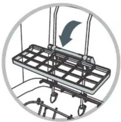 Fisher & Paykel DD90STI2 - Cup rack with folding support wire - 3