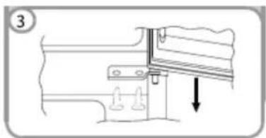 HAIER JRN-160AA - AZ AJTÓ NYITÁSI IRÁNYÁNAK A CSERÉJE - 3
